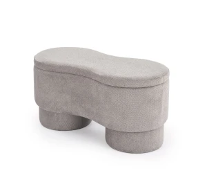 Банкетка с контейнером VIVA HALMAR серый