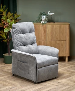 Кресло-реклайнер NAXOS HALMAR серый