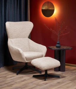 Кресло поворотное FREDY HALMAR светло-бежевый