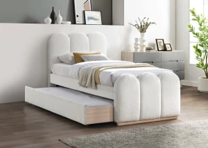 Ліжко MACARENA 90 HALMAR кремовий