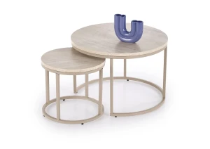 Стол  журнальный PAOLA HALMAR травертин/кашемир