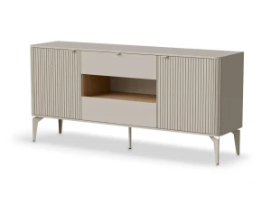 Комод BELUCI KM-1 HALMAR кашемір/дуб кремона