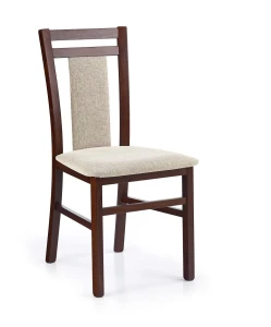 Стул HUBERT 8 HALMAR темный орех/Lars 07