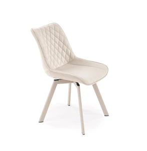 Стул поворотный K520 CS Halmar светло-бежевый/кашемир