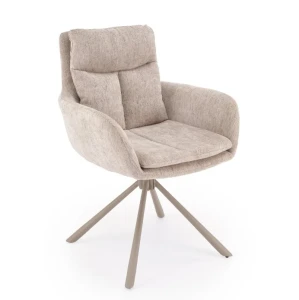 Кресло поворотное K495 CS Halmar бежевый/кашемир