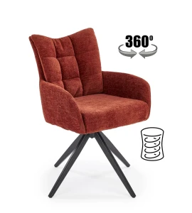 Кресло поворотное K540 Halmar корица