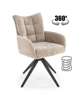 Кресло поворотное K540 Halmar бежевый