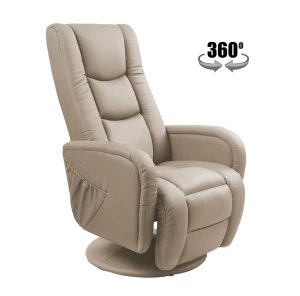 Раскладное кресло с функцией массажа PULSAR HALMAR капучино