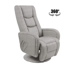 Раскладное кресло с функцией массажа PULSAR 2 HALMAR серый