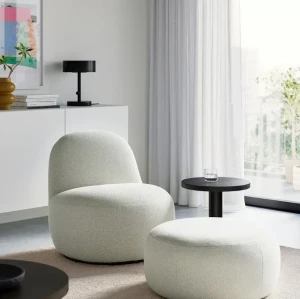 Крісло поворотне LILLESÄTER IKEA кремовий