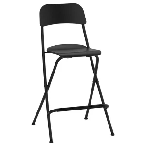 Стілець барний складний FRANKLIN IKEA чорний