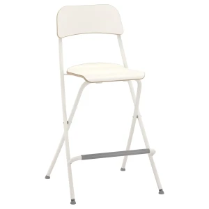 Стілець барний складний FRANKLIN IKEA білий