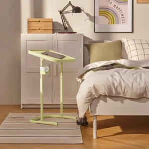 Стіл під ноутбук BJÖRKÅSEN IKEA жовто-зелений