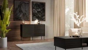 Комод 1D3S CORTINA CAMA чорний