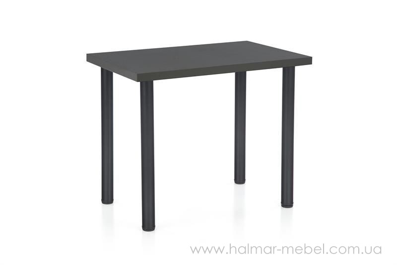 Стіл обідній MODEX 2 HALMAR 90х60 антрацит Стіл обідній MODEX 2 HALMAR 90х60 антрацит