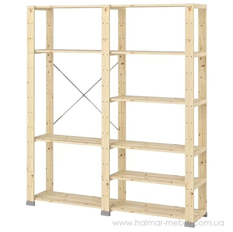 Стеллаж 2 секции HEJNE IKEA 154х31х172 см Стеллаж 2 секции HEJNE IKEA 154х31х172 см