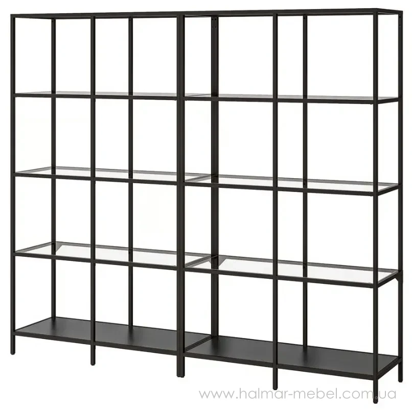 Стеллаж VITTSJÖ IKEA 200х175 см черно-коричневый Стеллаж VITTSJÖ IKEA 200х175 см черно-коричневый