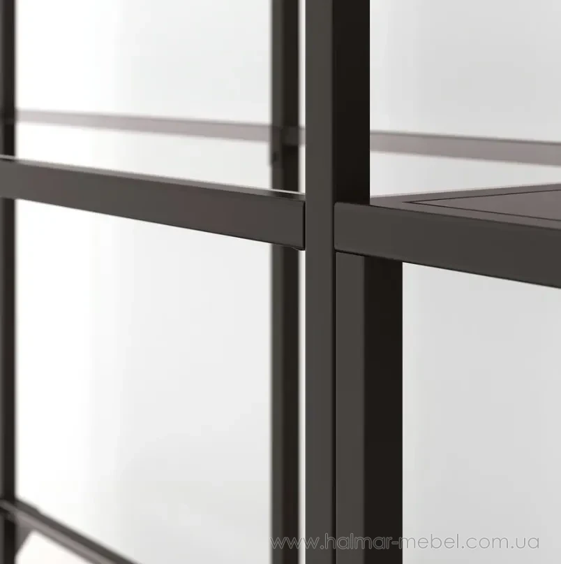 Стеллаж VITTSJÖ IKEA 200х36х175 см черно-коричневый Стеллаж VITTSJÖ IKEA 200х36х175 см черно-коричневый