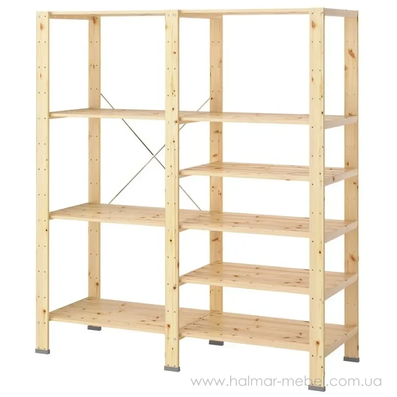 Стеллаж 2 секции HEJNE IKEA 154х50х172 см Стеллаж 2 секции HEJNE IKEA 154х50х172 см