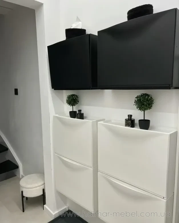 Тумба для обуви 2 шт TRONES IKEA черный Тумба для обуви 2 шт TRONES IKEA черный