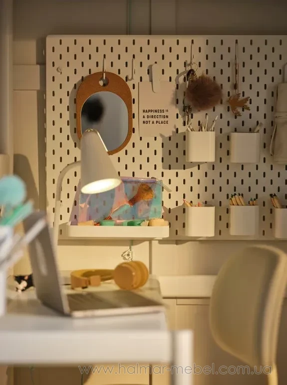 Доска перфорированная комбинированная SKÅDIS IKEA белый Доска перфорированная комбинированная SKÅDIS IKEA белый