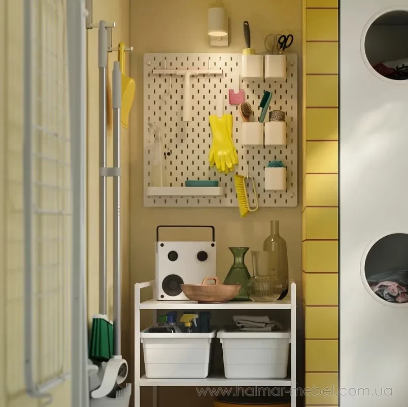 Доска перфорированная комбинированная SKÅDIS IKEA белый Доска перфорированная комбинированная SKÅDIS IKEA белый