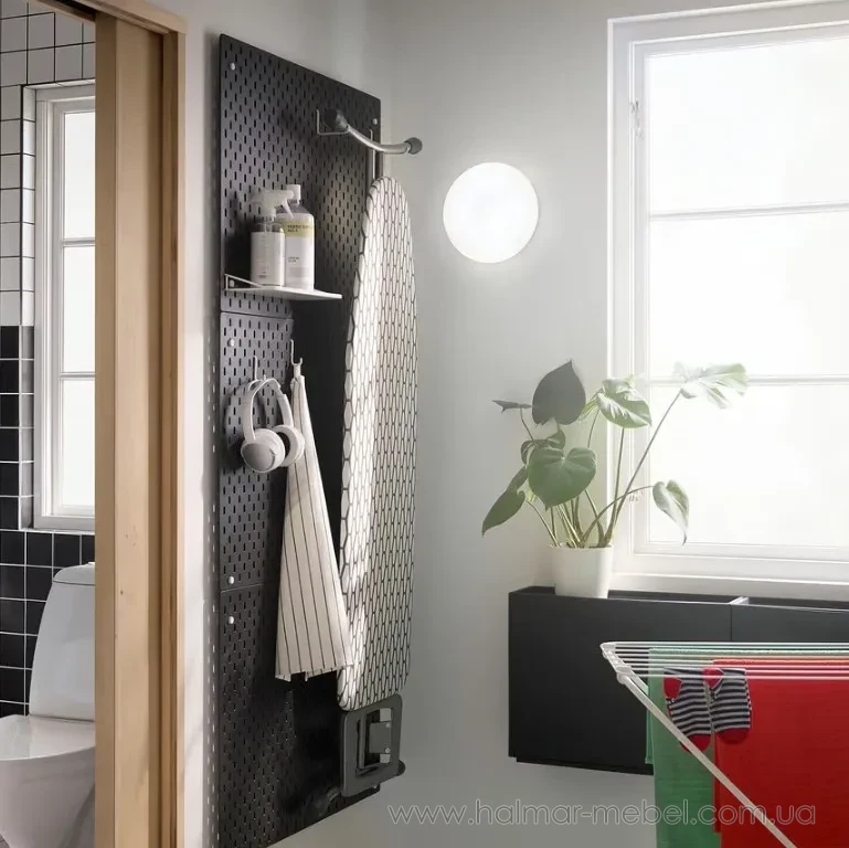 Доска перфорированная SKÅDIS IKEA 76х56 черный Доска перфорированная SKÅDIS IKEA 76х56 черный