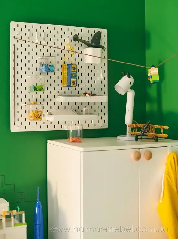 Доска перфорированная комбинированная SKÅDIS IKEA 56х56 белый Доска перфорированная комбинированная SKÅDIS IKEA 56х56 белый