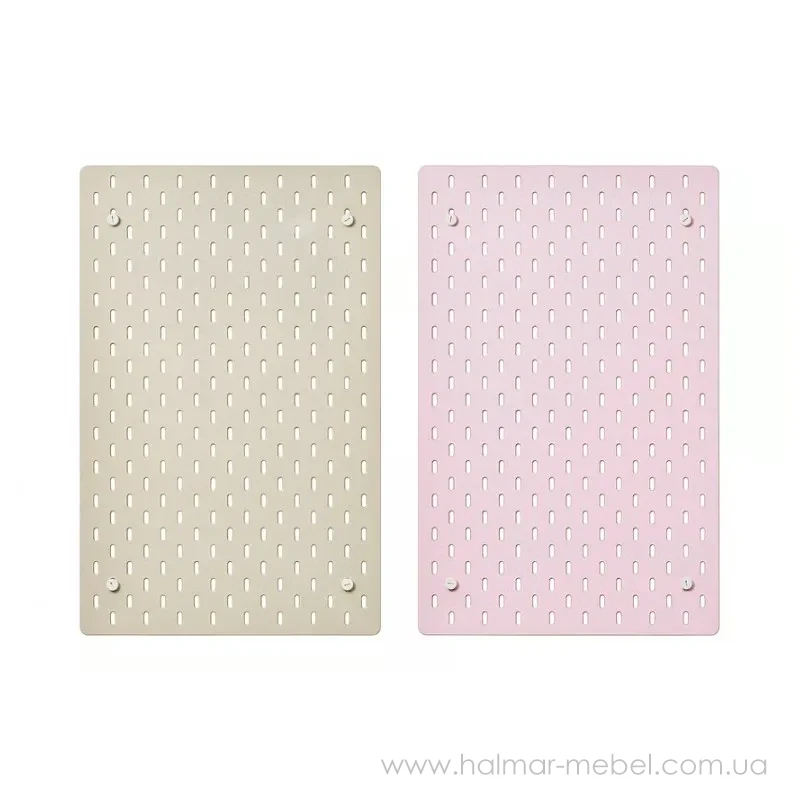 Доска перфорированная SKÅDIS IKEA 36х56 бежевый/розовый Доска перфорированная SKÅDIS IKEA 36х56 бежевый/розовый
