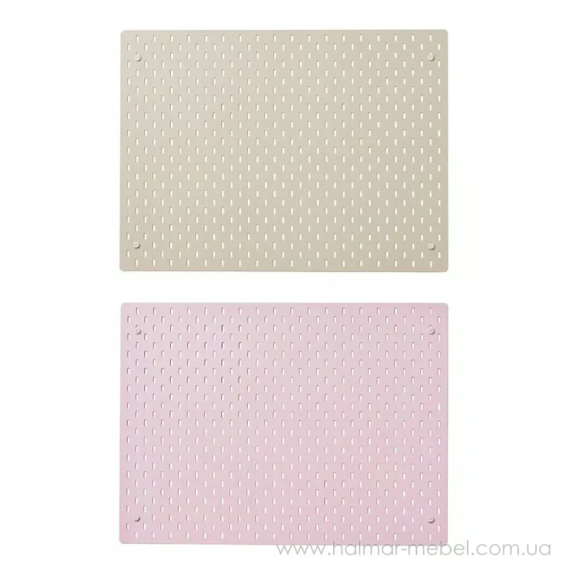 Доска перфорированная SKÅDIS IKEA 76х56 бежевый/розовый Доска перфорированная SKÅDIS IKEA 76х56 бежевый/розовый