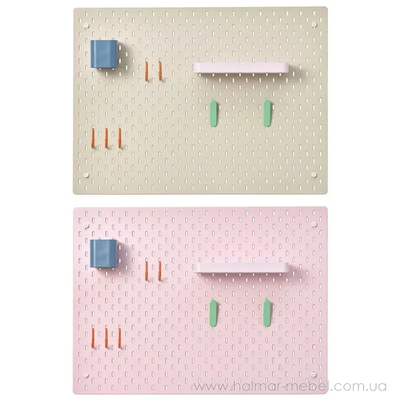 Доска перфорированная комбинированная SKÅDIS IKEA 76х56 многоцветная Доска перфорированная комбинированная SKÅDIS IKEA 76х56 многоцветная