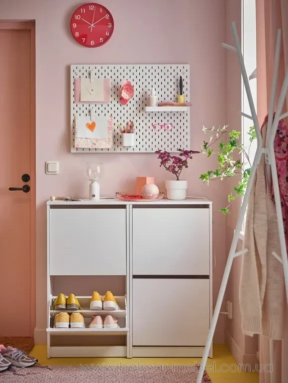 Доска перфорированная комбинированная SKÅDIS IKEA 76х56 белый 092.846.69 Доска перфорированная комбинированная SKÅDIS IKEA 76х56 белый 092.846.69