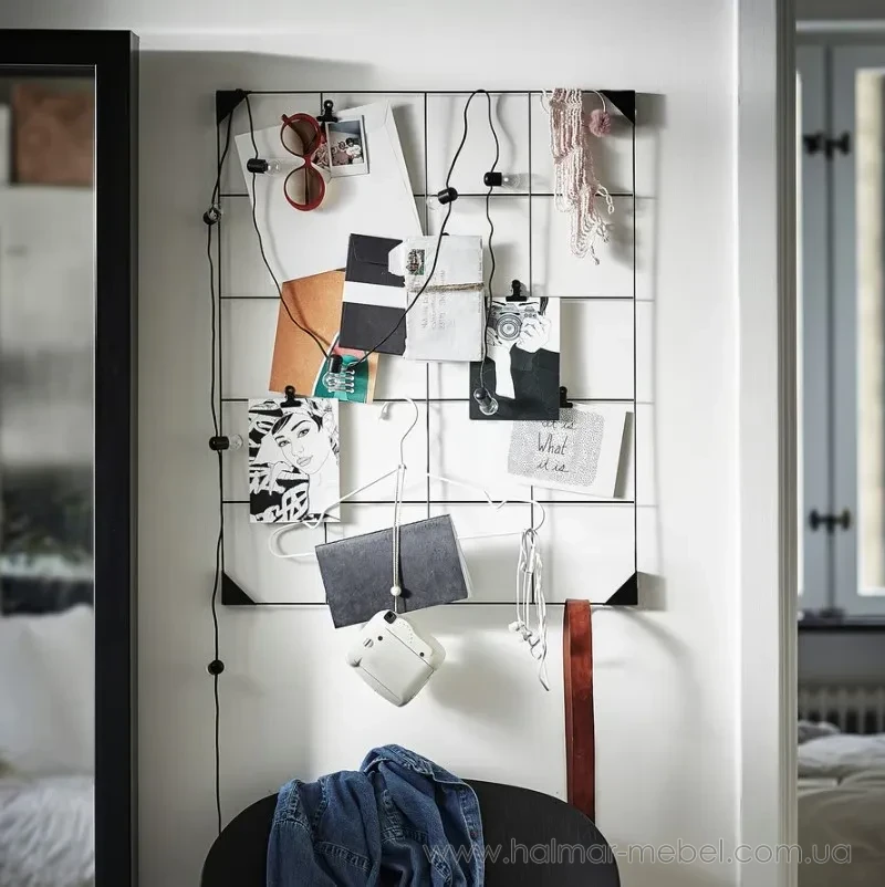 Доска для заметок с зажимом SÖSDALA IKEA черный Доска для заметок с зажимом SÖSDALA IKEA черный