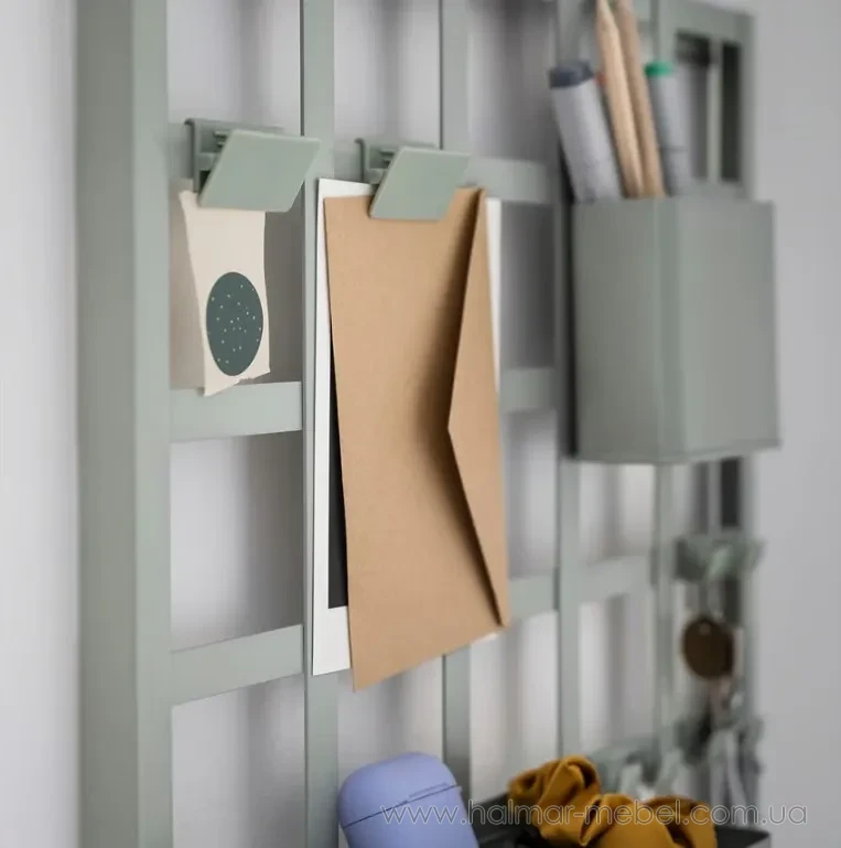 Панель для хранения SNICKRA IKEA серо-зеленый Панель для хранения SNICKRA IKEA серо-зеленый