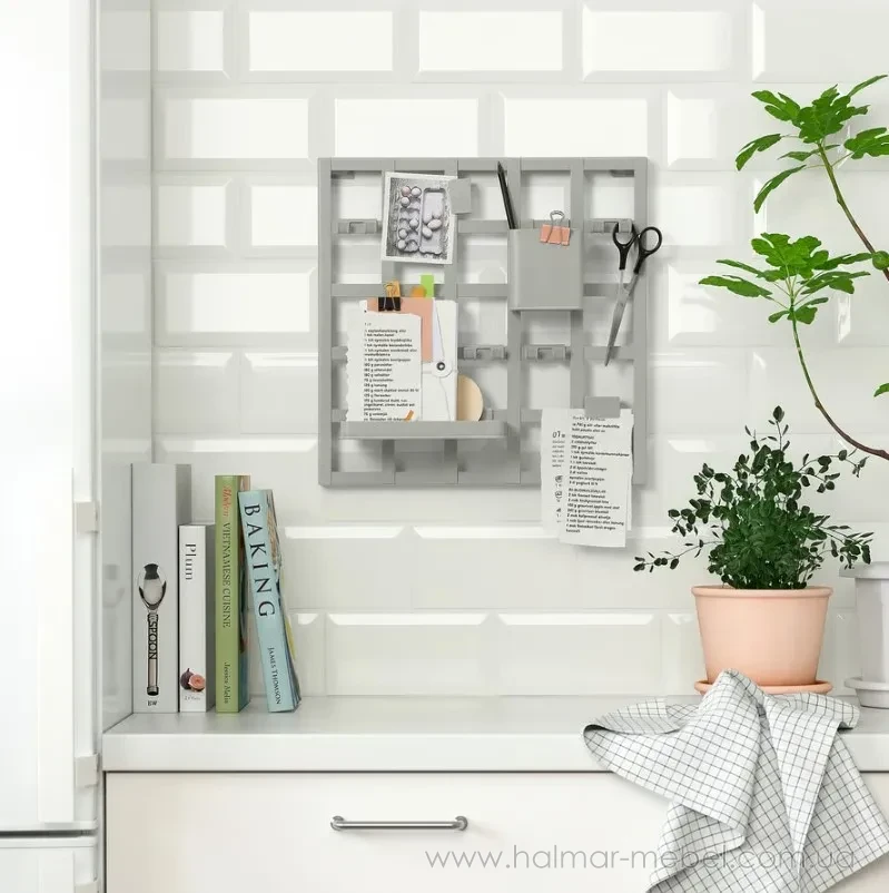 Панель для хранения SNICKRA IKEA серо-зеленый Панель для хранения SNICKRA IKEA серо-зеленый