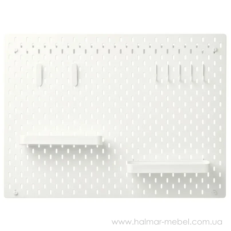 Доска перфорированная комбинированная SKÅDIS IKEA 60х76 белый 294.063.68 Доска перфорированная комбинированная SKÅDIS IKEA 60х76 белый 294.063.68