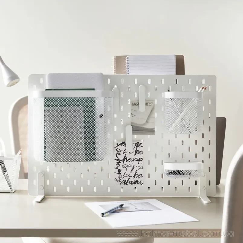 Доска отдельная перфорированная SKÅDIS IKEA 56х37 белый 005.415.74 Доска отдельная перфорированная SKÅDIS IKEA 56х37 белый 005.415.74