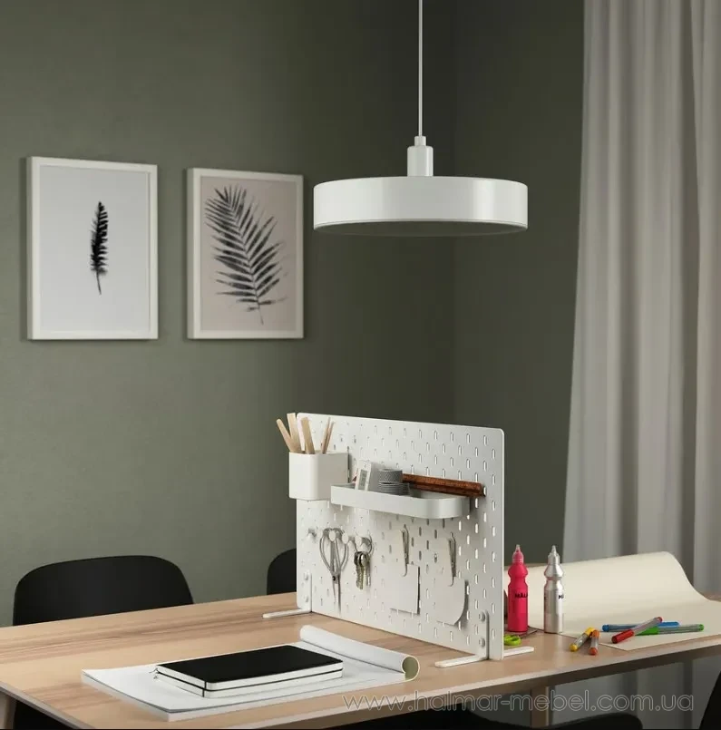 Доска отдельная перфорированная SKÅDIS IKEA 56х37 белый 005.415.74 Доска отдельная перфорированная SKÅDIS IKEA 56х37 белый 005.415.74