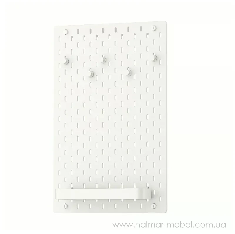 Доска перфорированная комбинированная SKÅDIS IKEA 36х56 белый 795.159.73 Доска перфорированная комбинированная SKÅDIS IKEA 36х56 белый 795.159.73