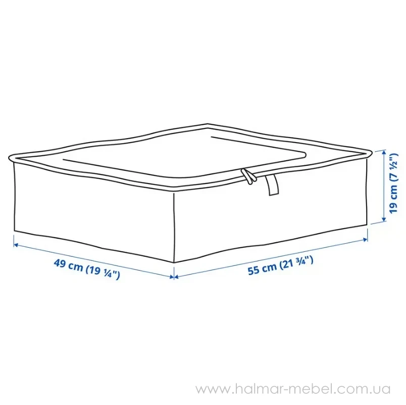 Контейнер для одежды PÄRKLA IKEA белый 503.953.82 Контейнер для одежды PÄRKLA IKEA белый 503.953.82