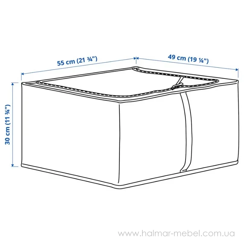 Контейнер для одежды PÄRKLA IKEA белый 006.011.05 Контейнер для одежды PÄRKLA IKEA белый 006.011.05