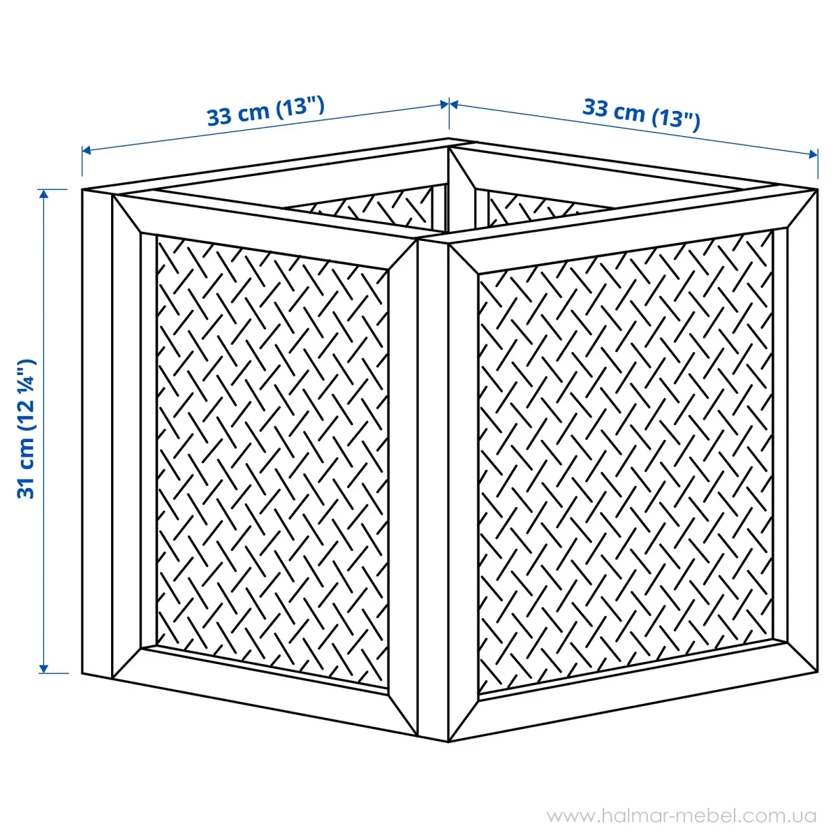 Коробка VÄLTNING IKEA натуральный Коробка VÄLTNING IKEA натуральный