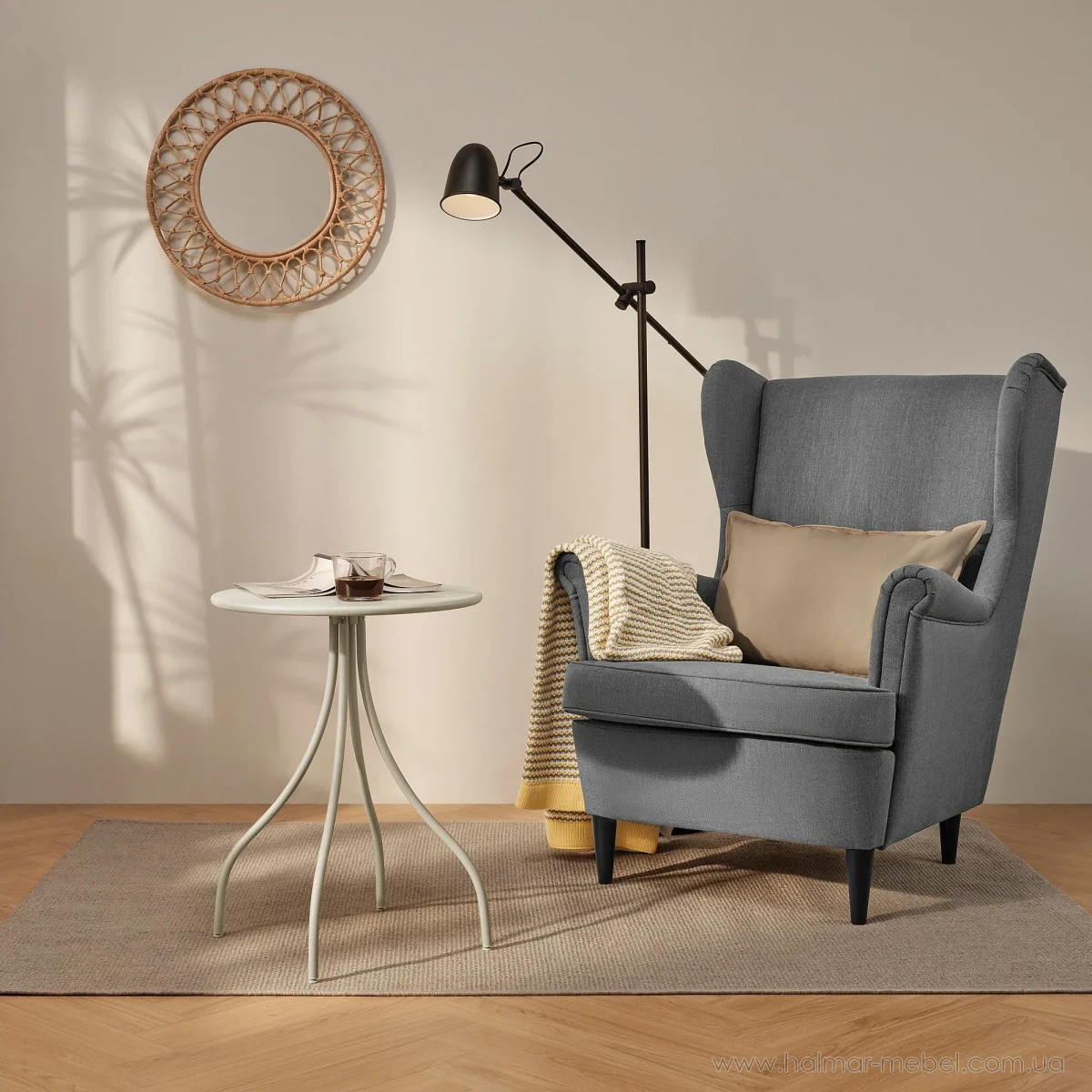 Стол журнальный TÅNEBRO IKEA светло-серый Стол журнальный TÅNEBRO IKEA светло-серый