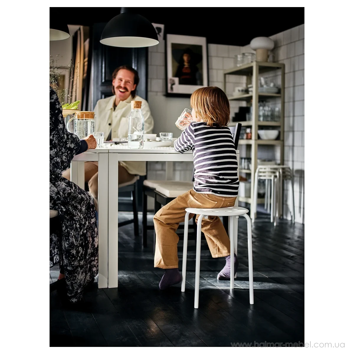 Табурет MARIUS IKEA белый Табурет MARIUS IKEA белый