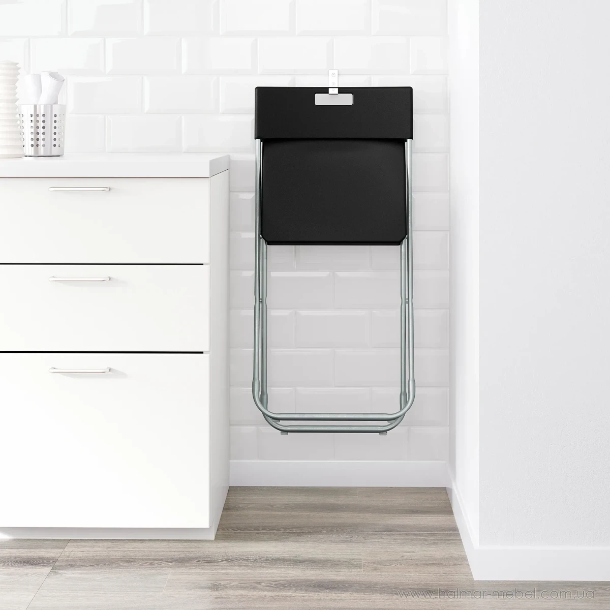 Стул складной GUNDE IKEA черный Стул складной GUNDE IKEA черный