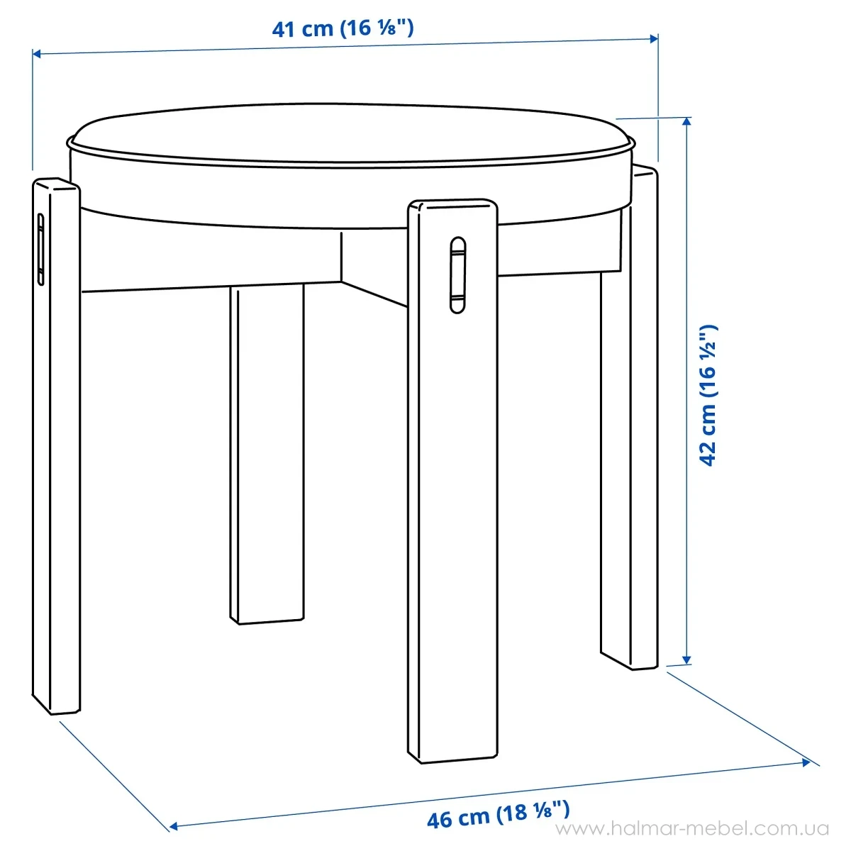 Табурет HOLMSJÖ IKEA Табурет HOLMSJÖ IKEA