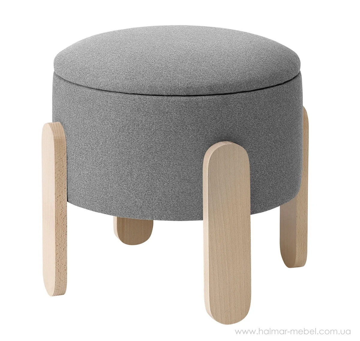 Пуф с контейнером FÖRLUNDA IKEA серый Пуф с контейнером FÖRLUNDA IKEA серый