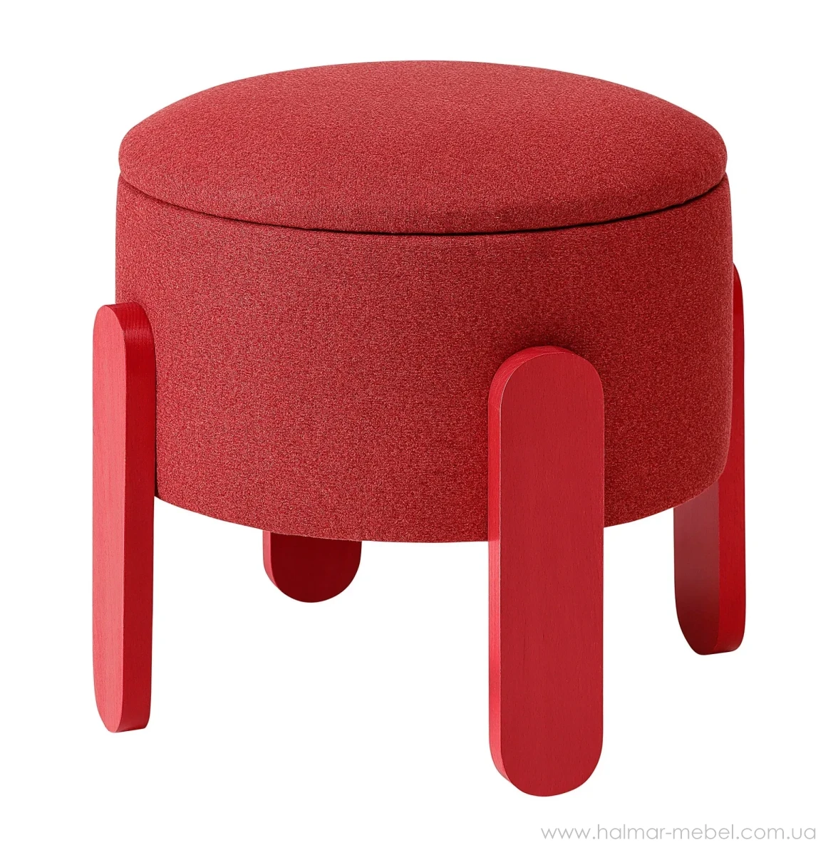 Пуф с контейнером FÖRLUNDA IKEA красный Пуф с контейнером FÖRLUNDA IKEA красный