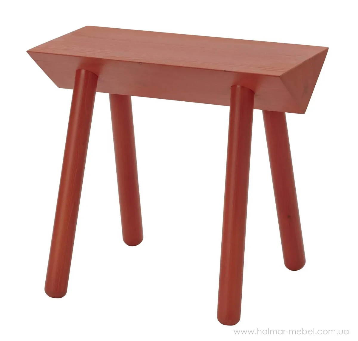 Табурет OMMJÄNGE IKEA оранжево-червоний Табурет OMMJÄNGE IKEA оранжево-червоний