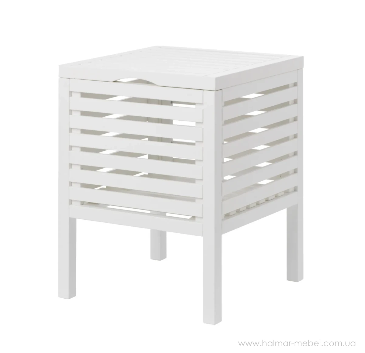 Табурет з контейнером MUSKAN IKEA білий Табурет з контейнером MUSKAN IKEA білий